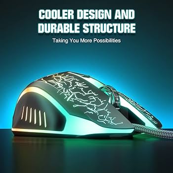 BENGOO Gaming Mouse Ergonomic Wired Computer Mouse with 7